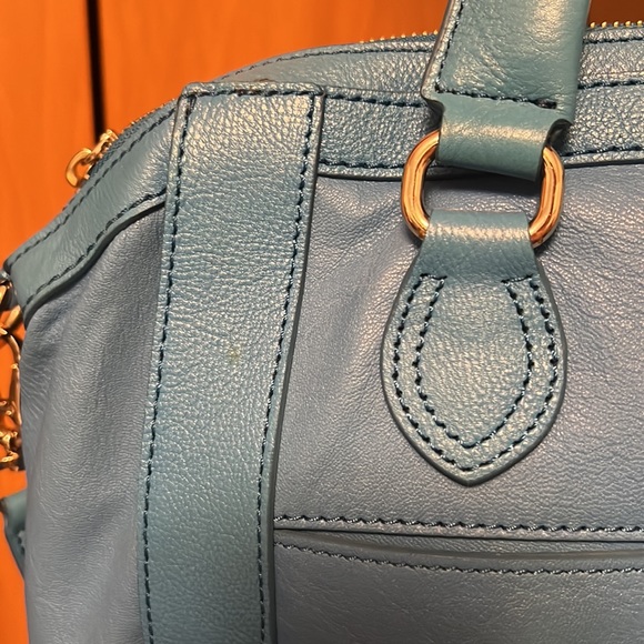 Turquoise Cole Haan Leather Bag - Picture 7 of 8